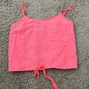 Bright crop top